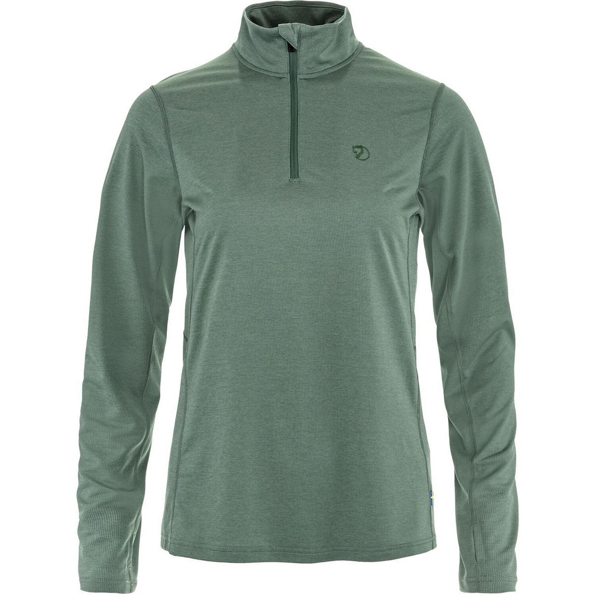 Fjällräven Damen Abisko Day Hike Half Zip Pullover (Größe L, gruen)
