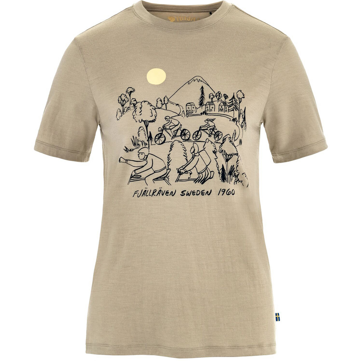 Image of Fjällräven Damen Hoja Lugnt Wool T-Shirt