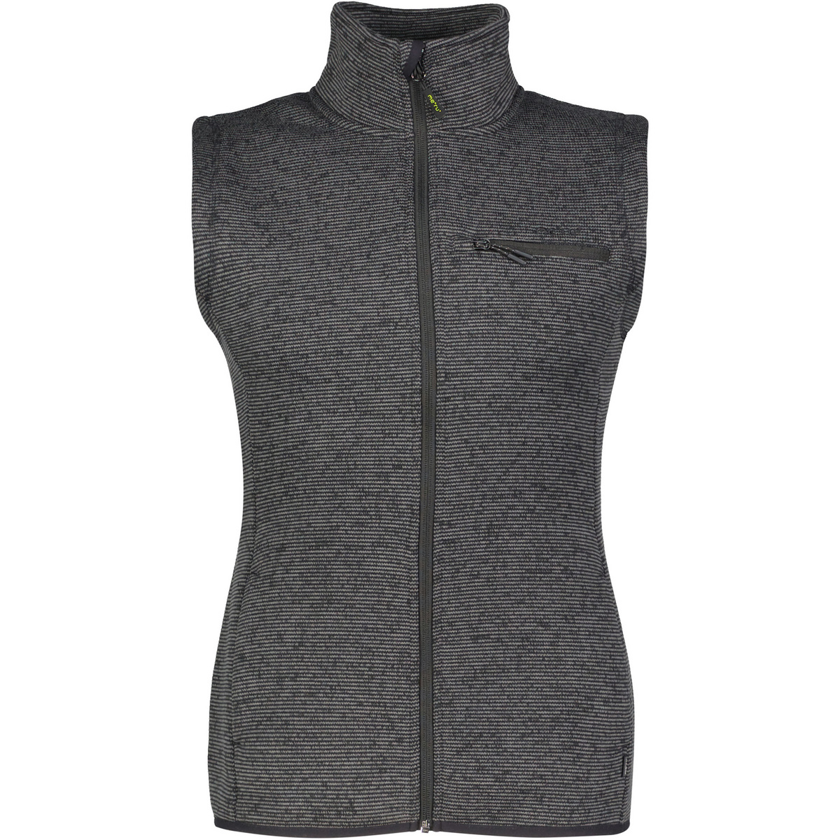 Meru Donna Gilet Bergen Fleece (Taglia XL, Nero)