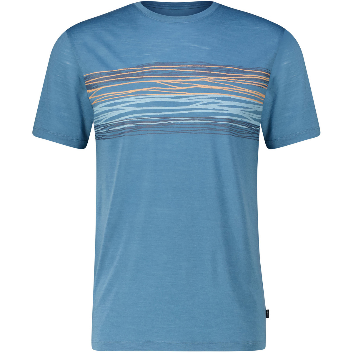 Bergzeit Basics Herren Meru Laholm T-Shirt (Größe XXL, blau)