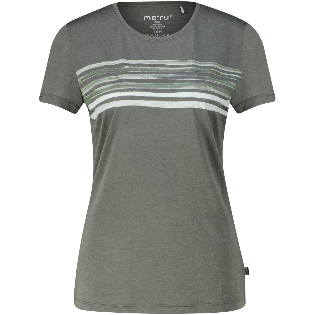 Bergzeit Basics Damen Meru Trelleborg T-Shirt (Größe M, oliv)