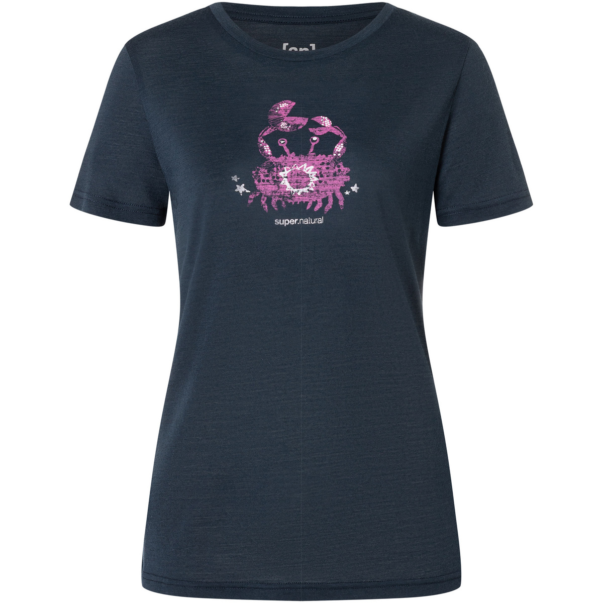 Super.Natural Damen Mrs Crab T-Shirt (Größe M, blau)