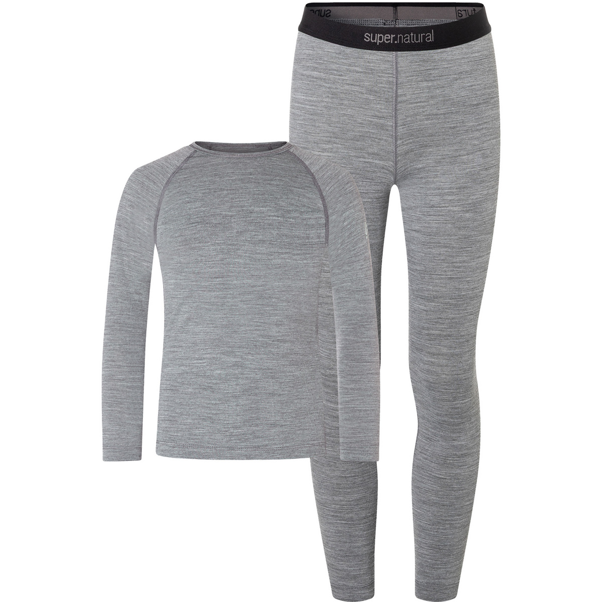 Super.Natural Kinder K Tundra175 Unterwäsche Set (Größe 140, grau)