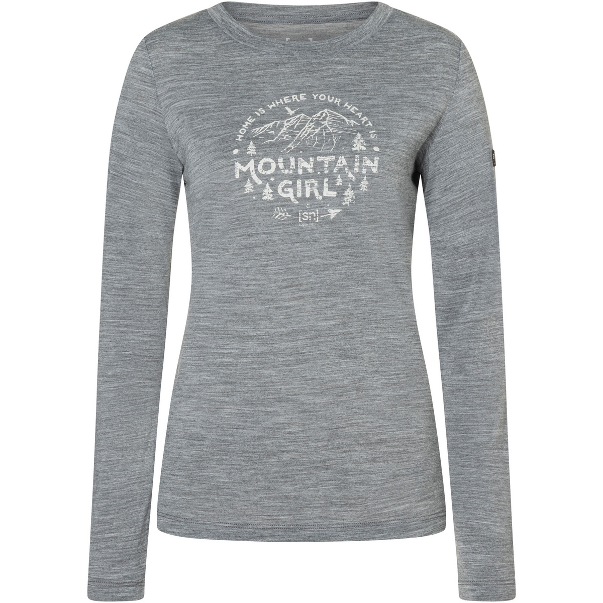 Image of Super.Natural Donna Maglia a manica lunga Mountain Girl