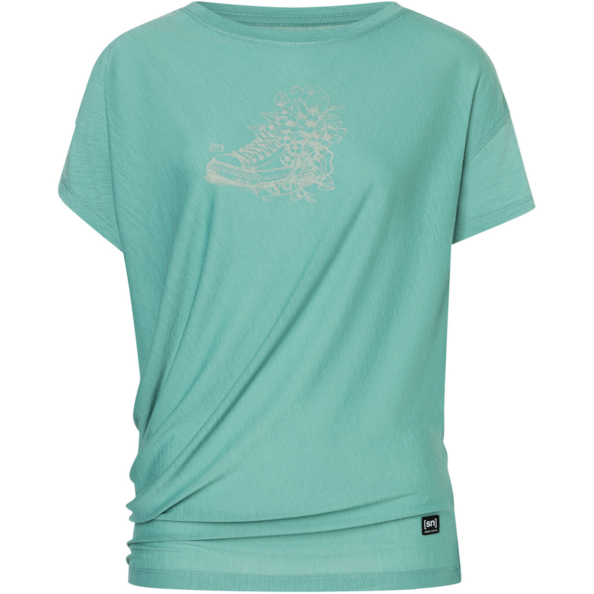 Image of Super.Natural Damen Flower Sneakers Loose T-Shirt