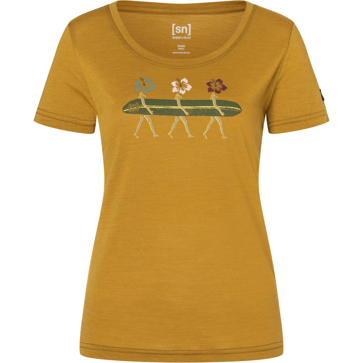Image of Super.Natural Damen Surfing Flowers T-Shirt
