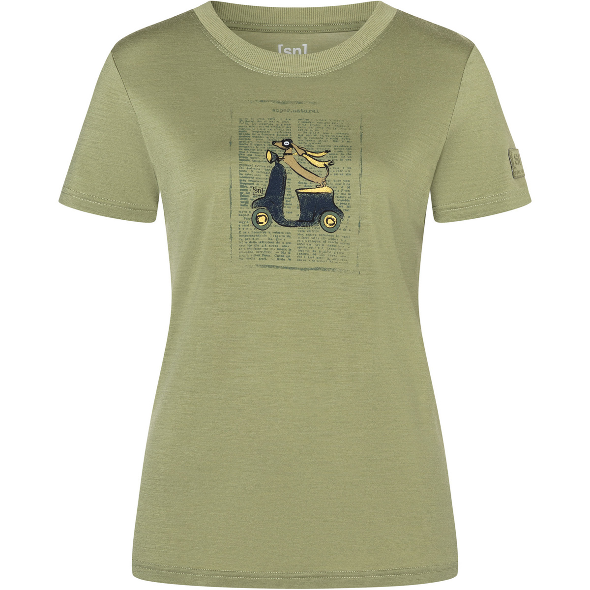Image of Super.Natural Damen Racing Dachshund Bio J T-Shirt