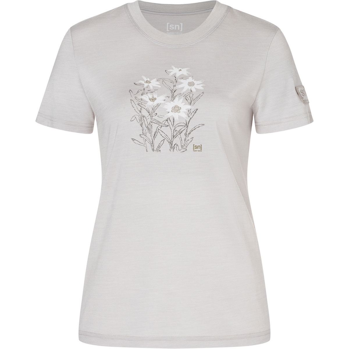 Image of Super.Natural Damen Edelweiss Bio J T-Shirt