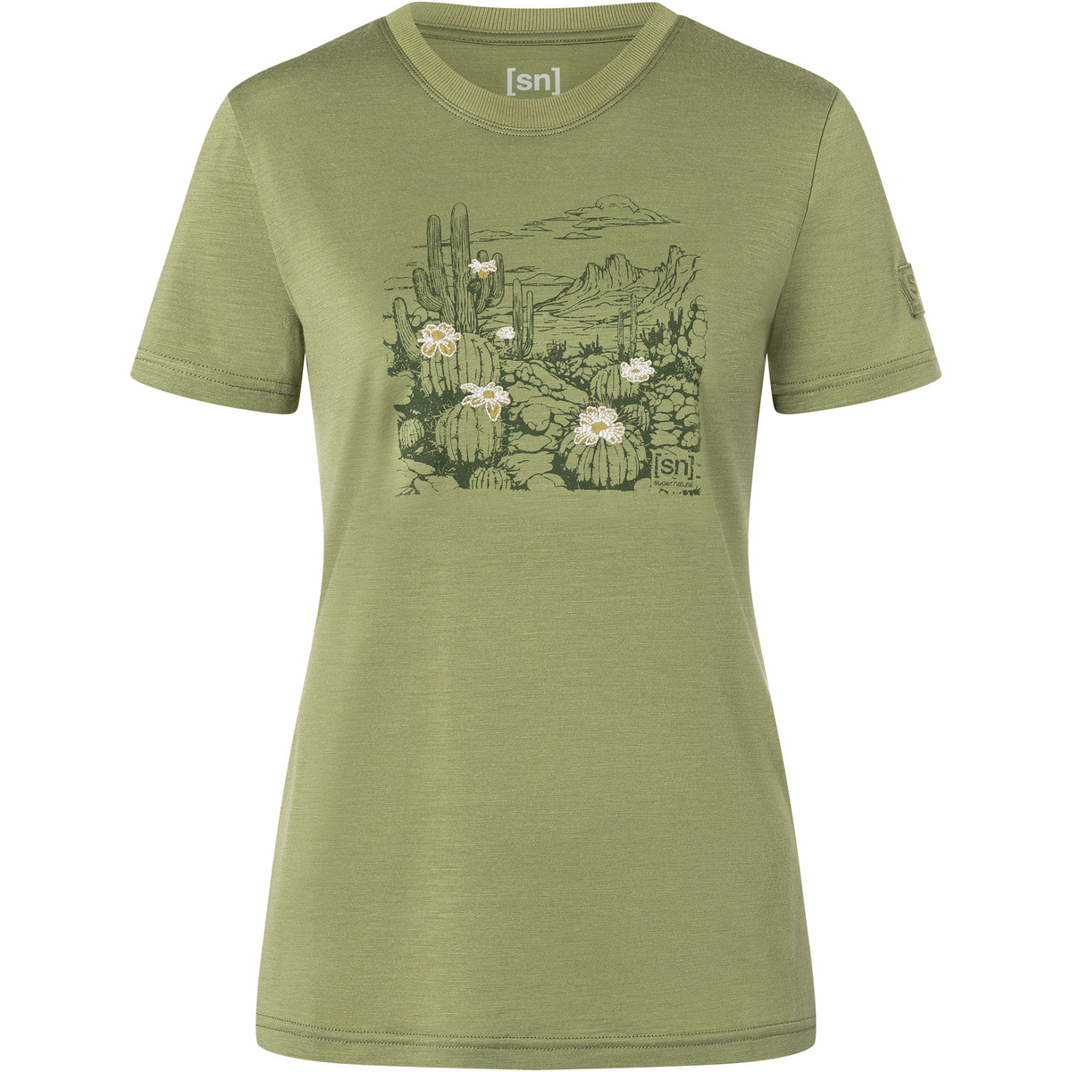 Image of Super.Natural Damen Cactus World Bio J T-Shirt