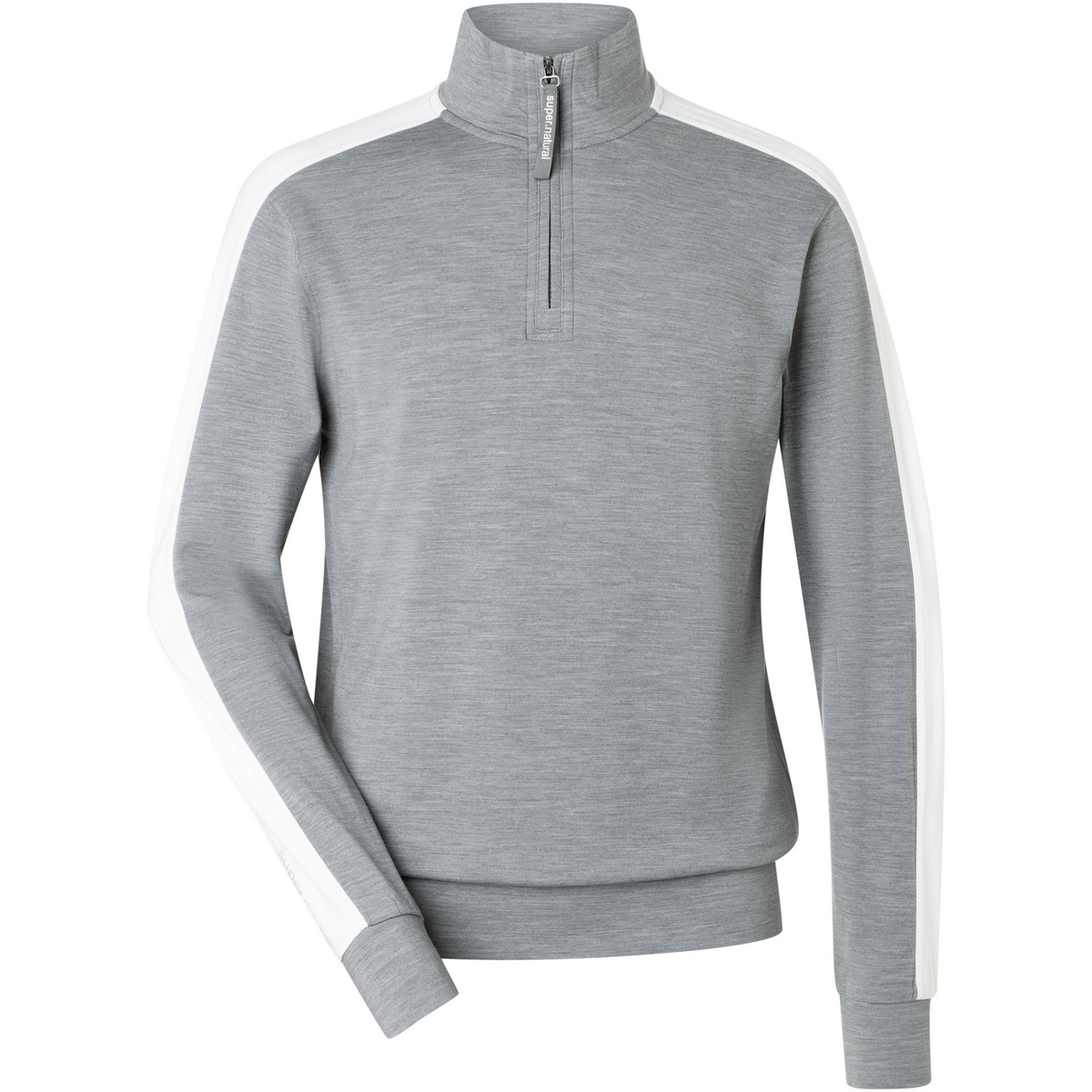 Image of Super.Natural Herren Colorado Zip Turtle Longsleeve