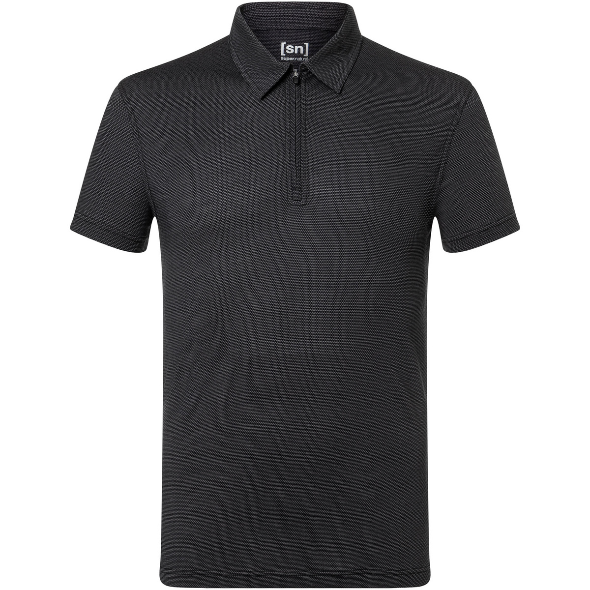Image of Super.Natural Herren Light Air Zip Polo T-Shirt