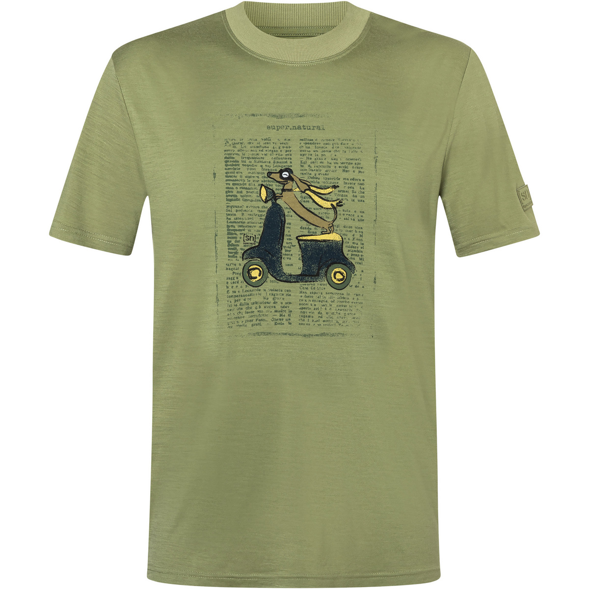 Image of Super.Natural Herren Racing Dachshund Bio J T-Shirt