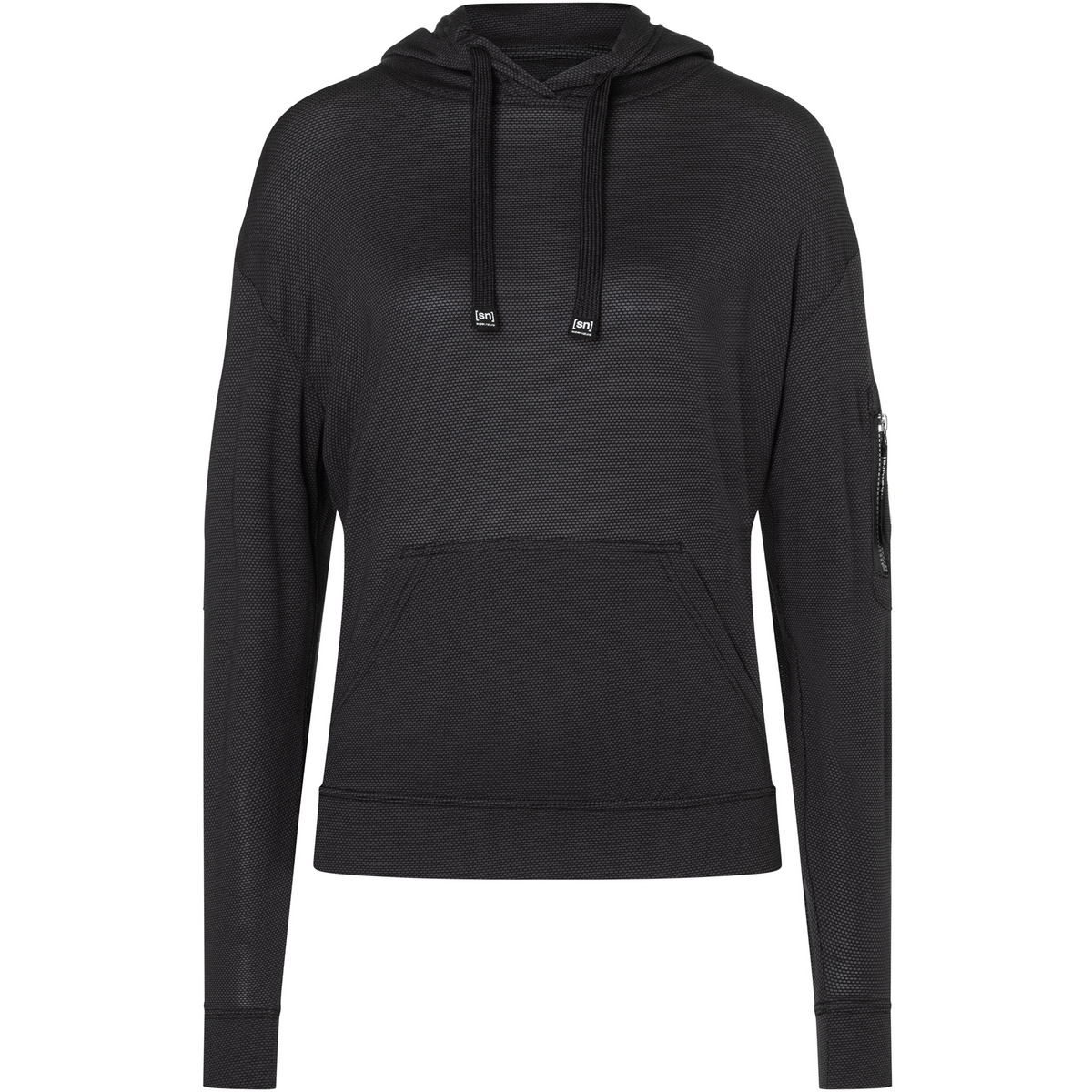 Super.Natural Damen Air Hoodie (Größe S, schwarz)