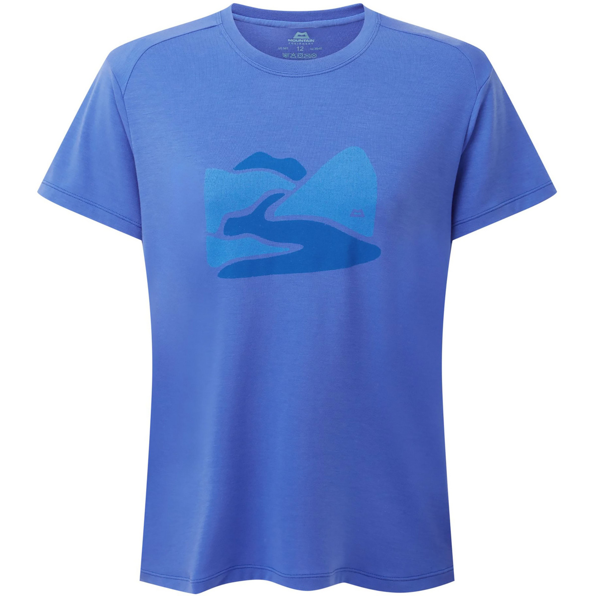 Mountain Equipment Damen Headpoint Graphic T-Shirt (Größe L, blau)