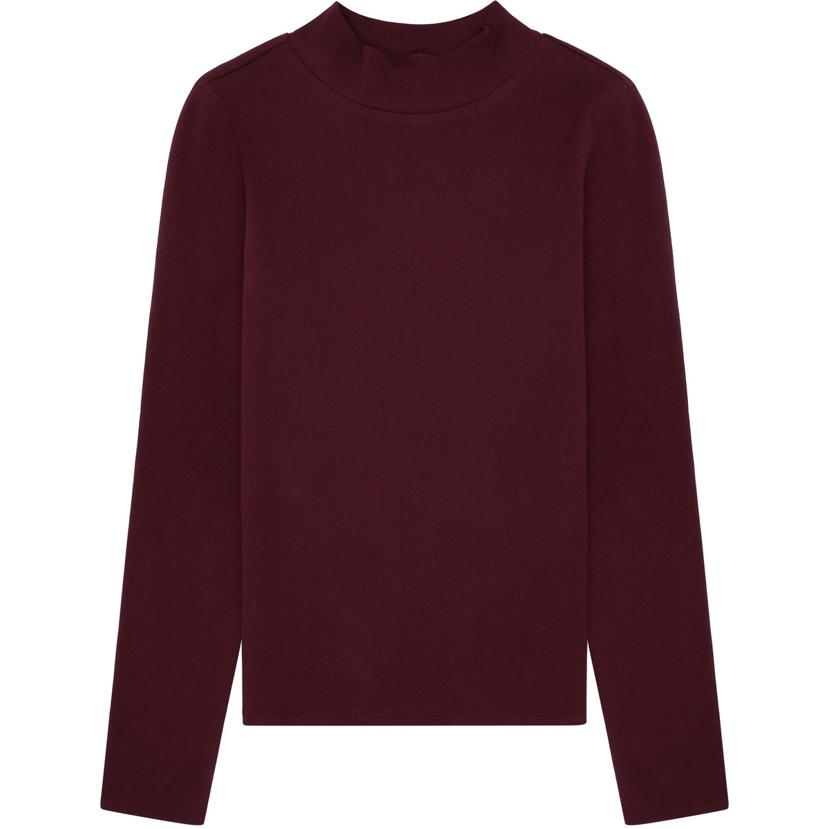 Image of KnowledgeCotton Apparel Donna Maglia a manica lunga Rib High Neck