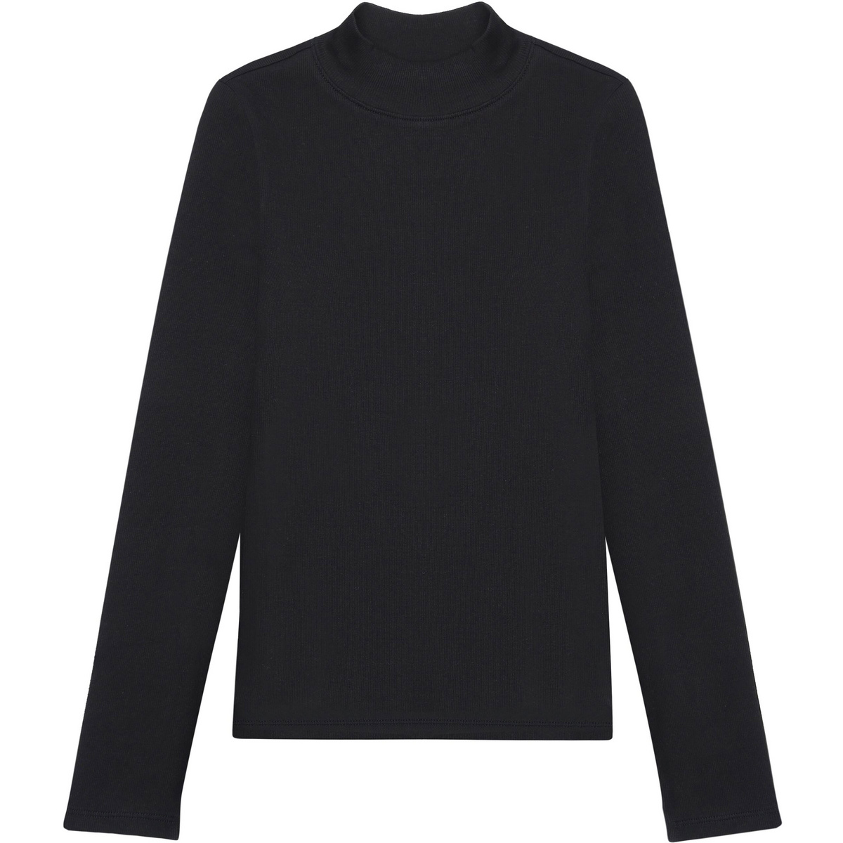 Image of KnowledgeCotton Apparel Donna Maglia a manica lunga Rib High Neck