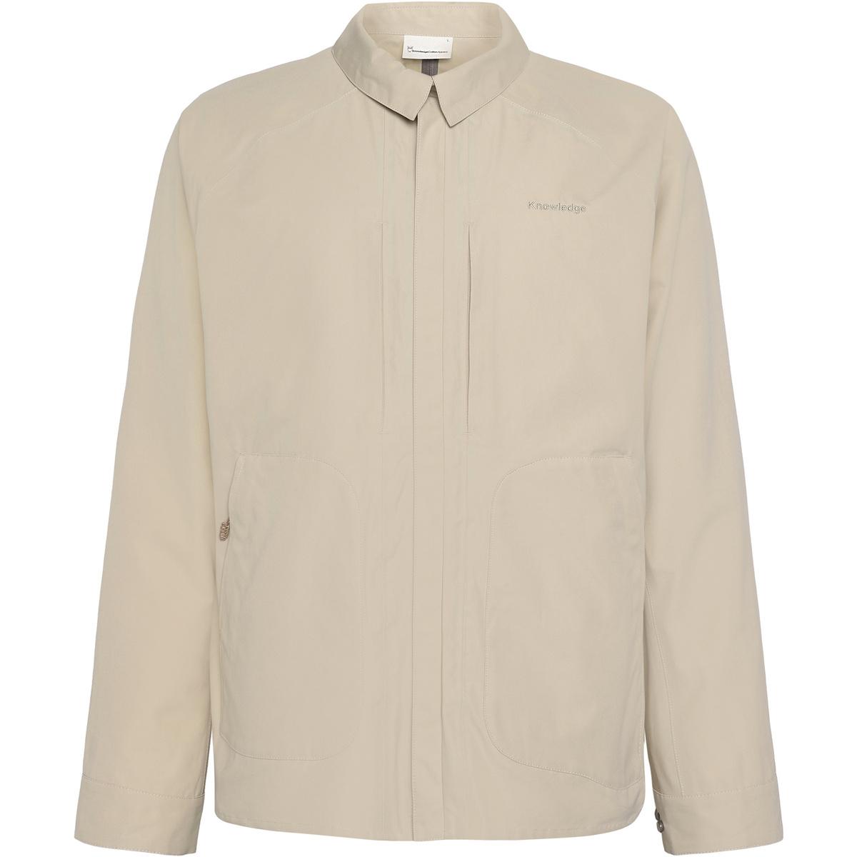 KnowledgeCotton Apparel Herren Vent Canvas 200 Classic Jacke (Größe M, beige)
