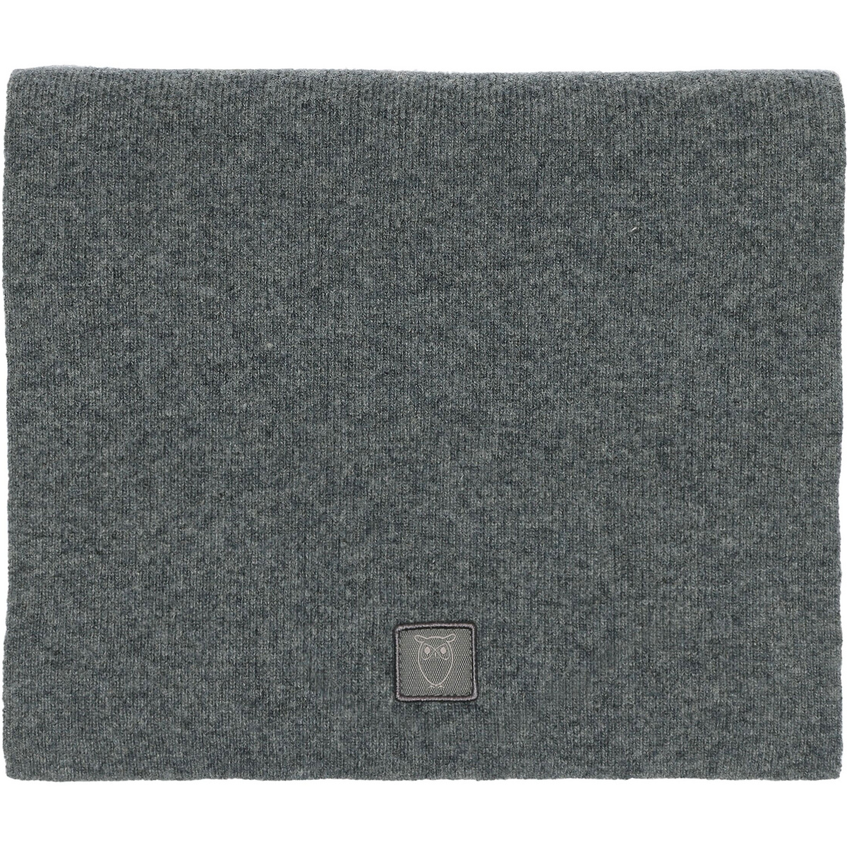 KnowledgeCotton Apparel Écharpe Rib Knit Wool (taille ONE SIZE, Gris)