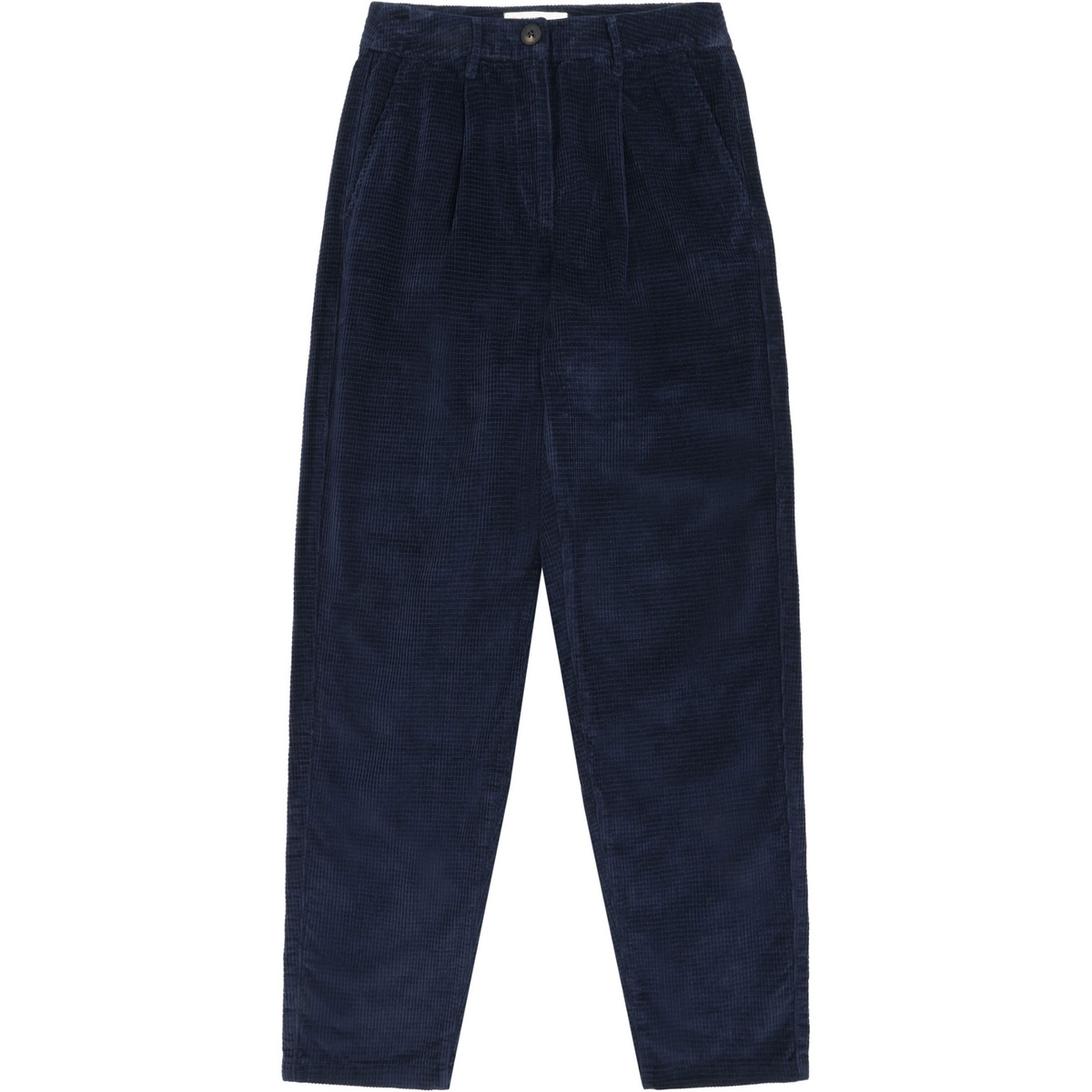 KnowledgeCotton Apparel Donna Pantaloni Chloe Corduroy (Taglia INCH 27/30, Blu)