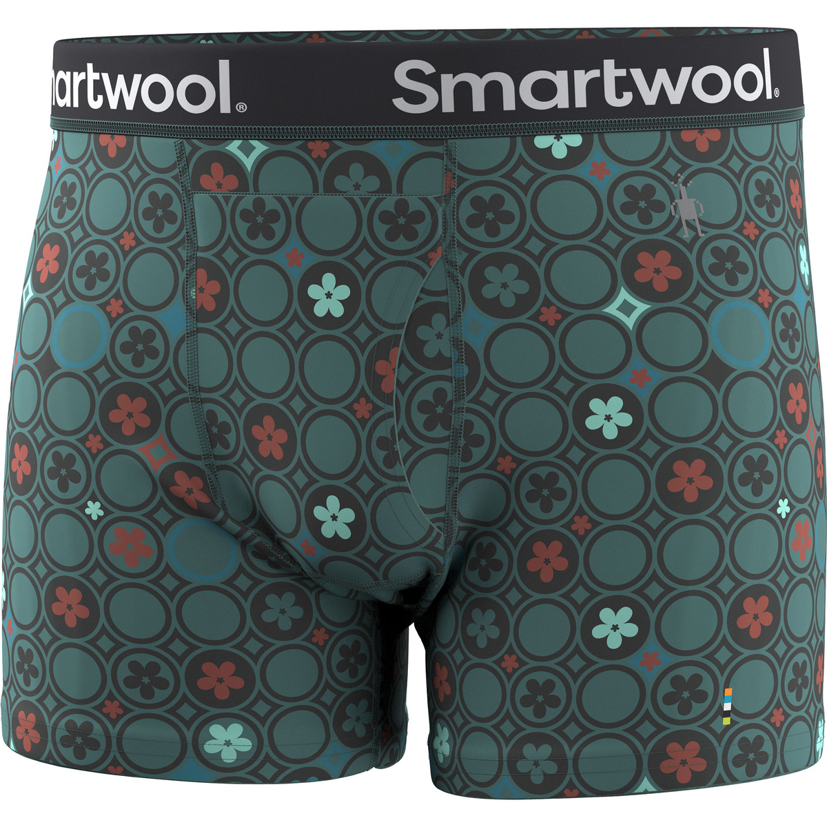 Image of Smartwool Herren Merino Print Brief Boxer
