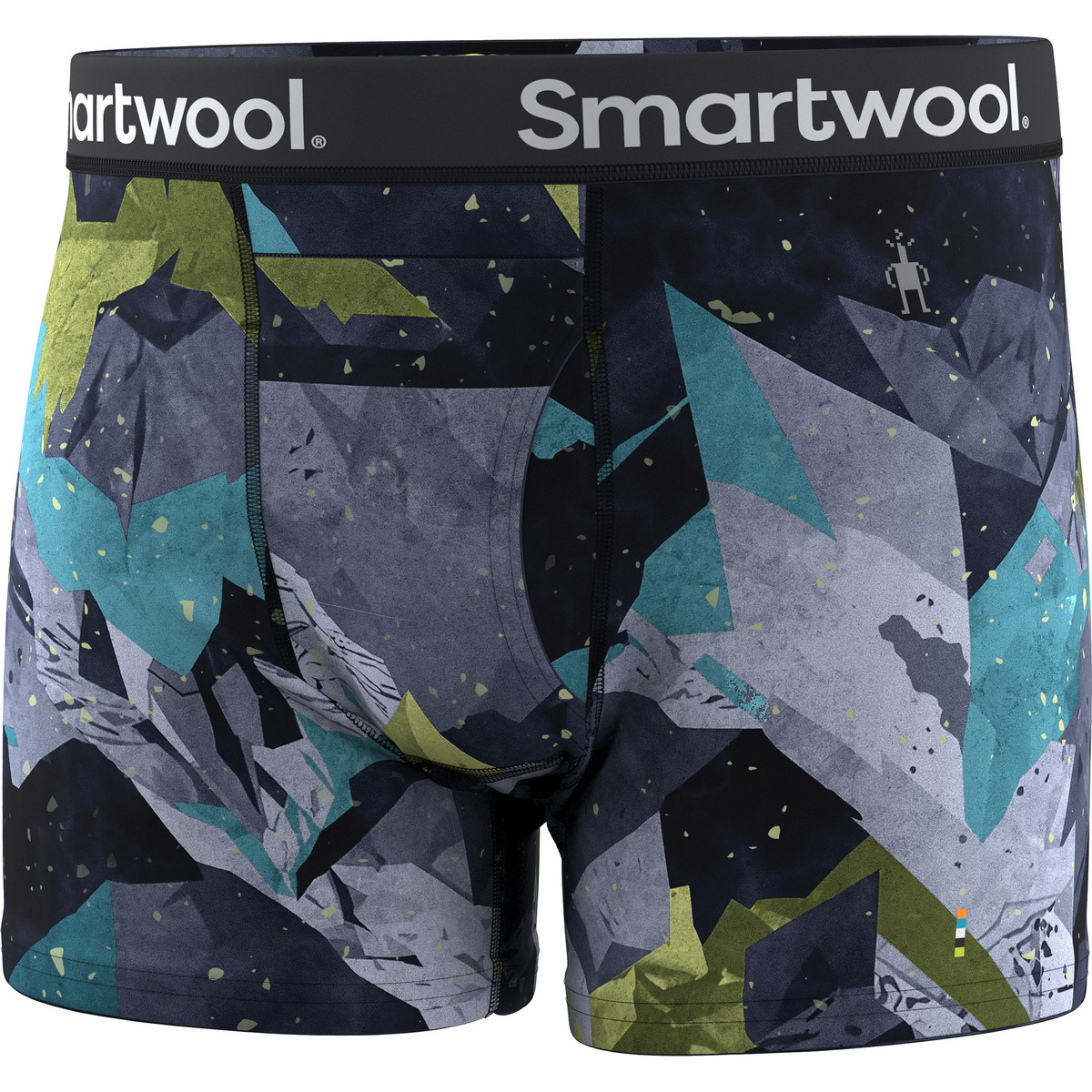 Image of Smartwool Uomo Boxer Merino Print Brief
