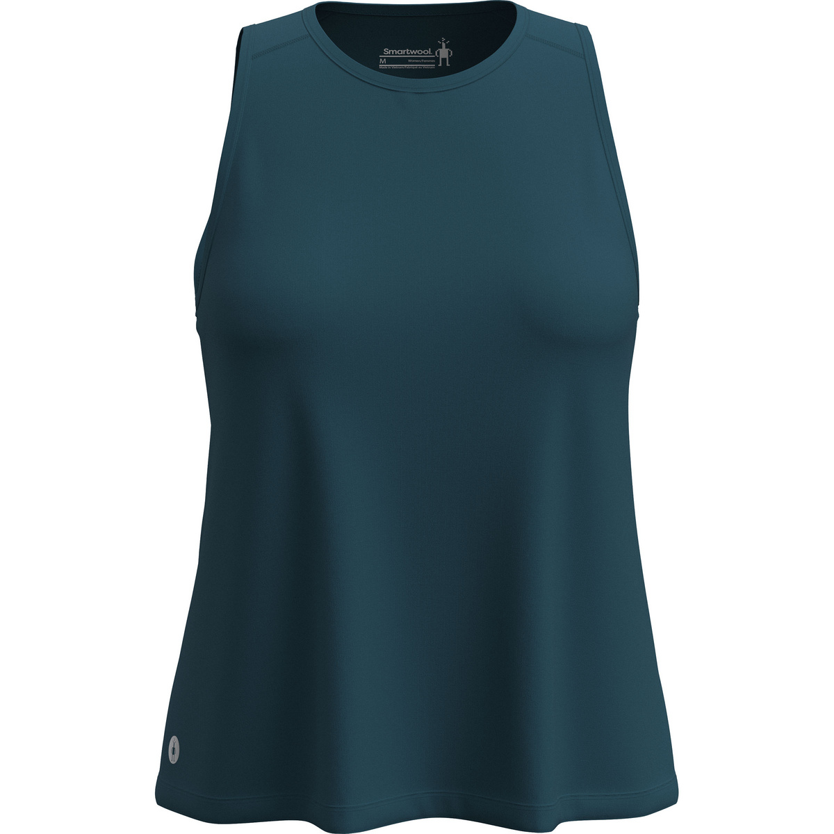 Smartwool Damen Active Ultralite High Neck Top (Größe S, blau)