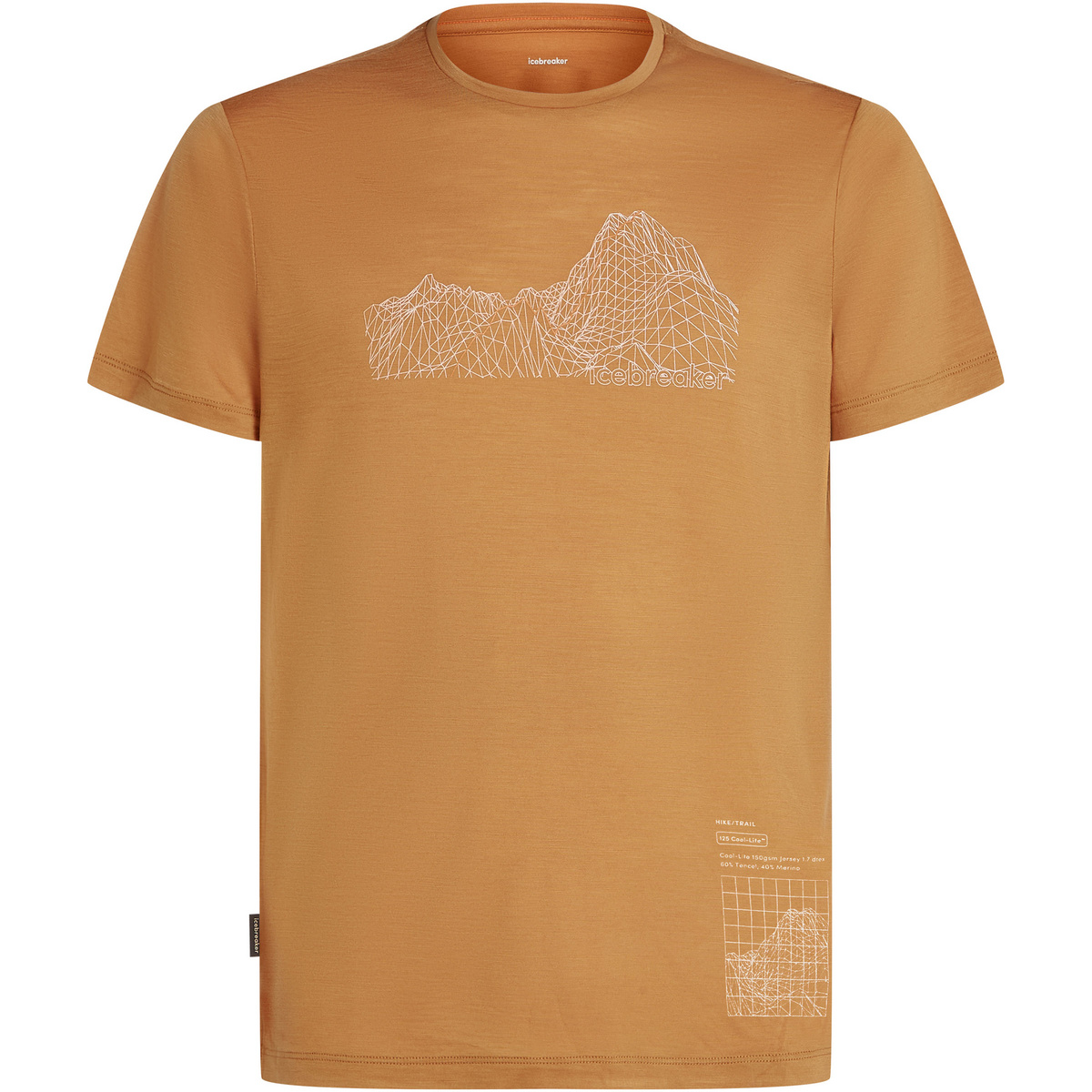 Icebreaker Herren 125 Cool-Lite Sphere Beta T-Shirt (Größe L, braun)