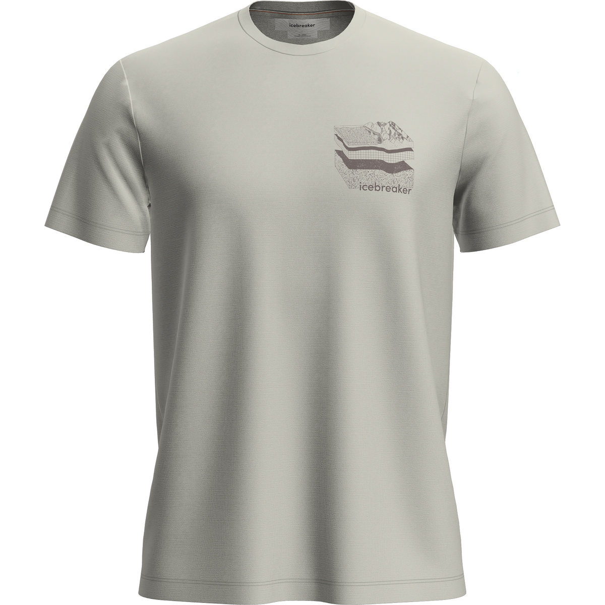 Icebreaker Herren 150 Tech Lite Evolving Layer T-Shirt (Größe XL, grau)