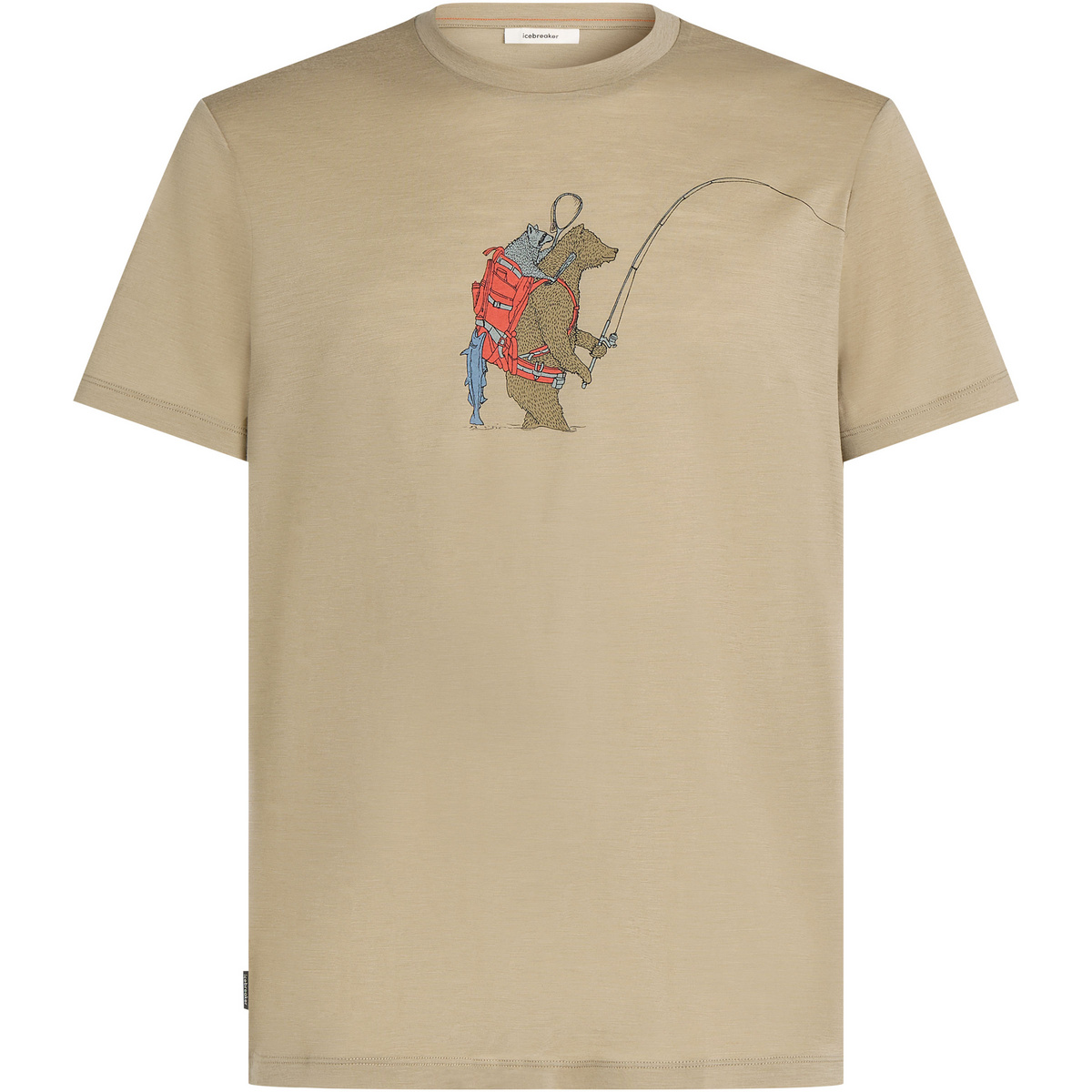 Image of Icebreaker Uomo Maglietta 150 Tech Lite Bear Catch