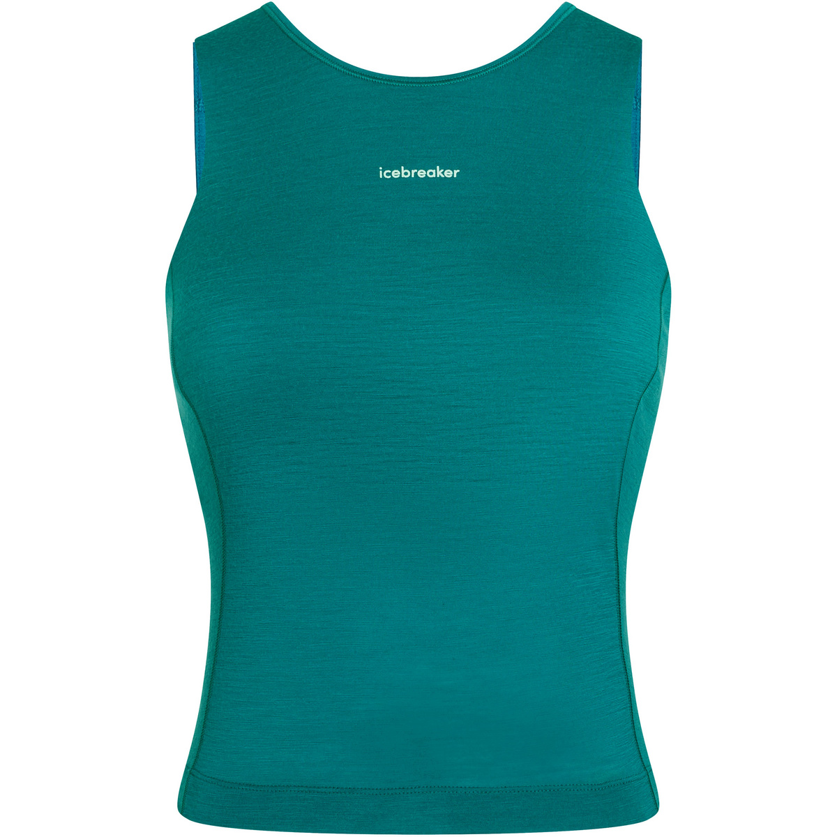 Icebreaker Damen 150 Active Cropped Bra Top (Größe L, tuerkis)