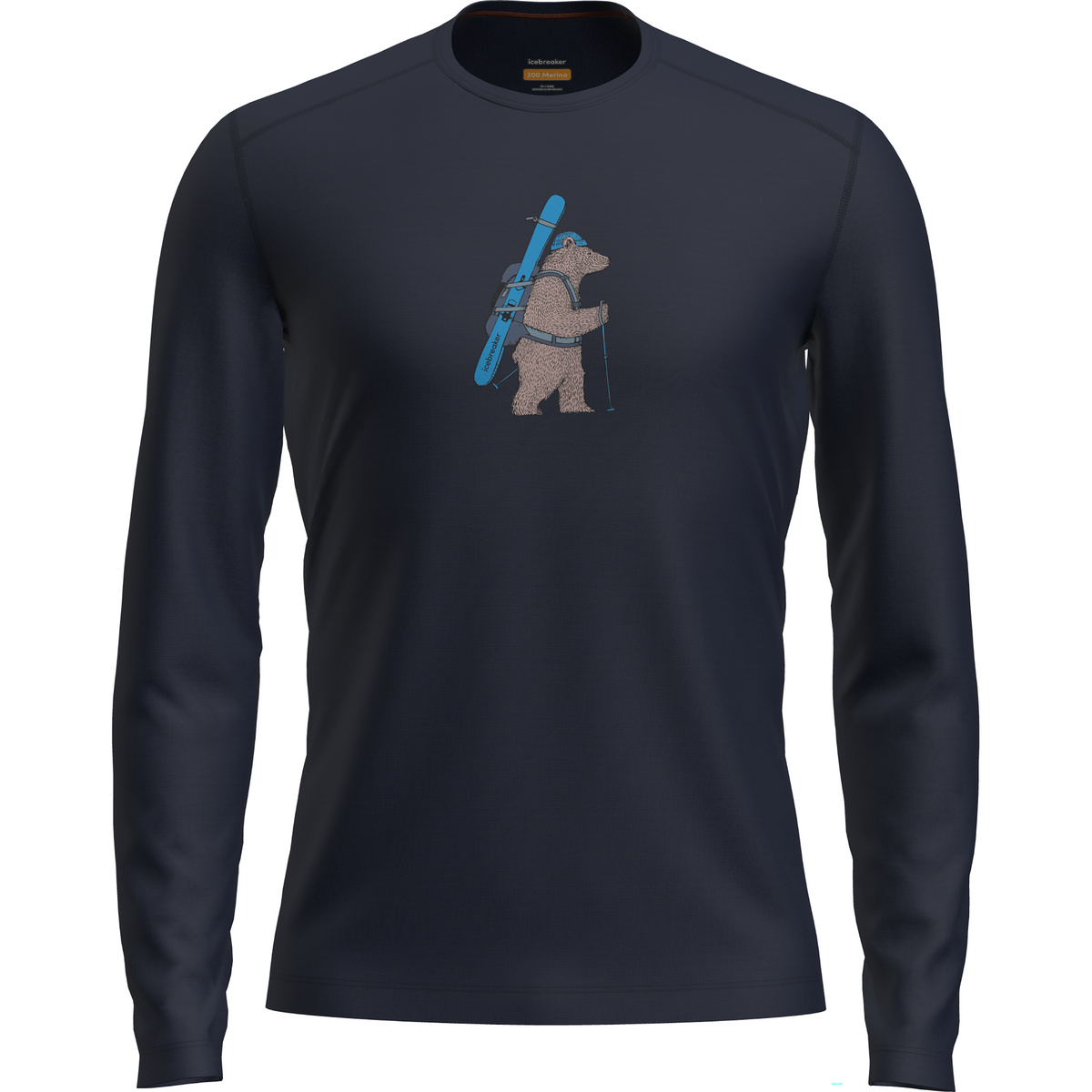 Image of Icebreaker Uomo Maglia a manica lunga 200 Oasis Bear Tour
