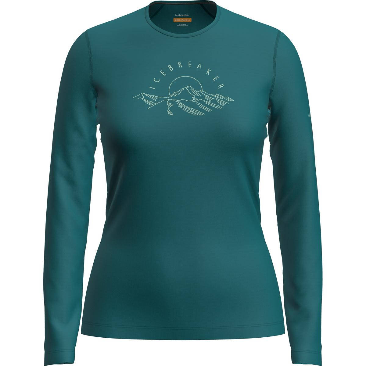 Image of Icebreaker Damen 200 Oasis Sunrise Summit Longsleeve