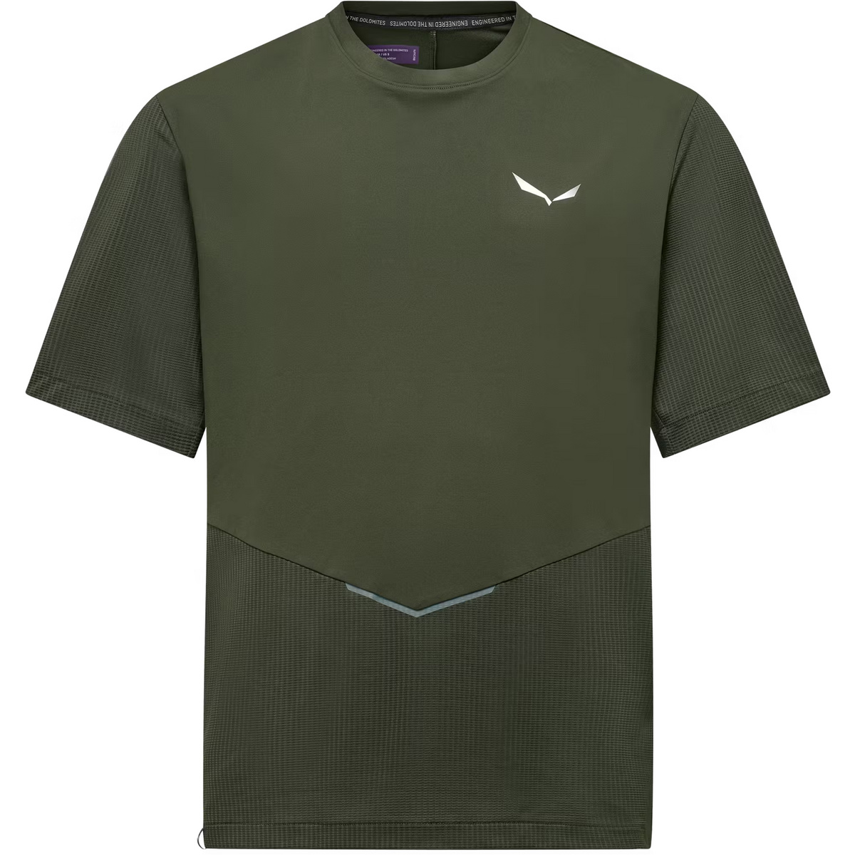 Salewa Herren Pedroc Dry Hyb T-Shirt (Größe S, oliv)