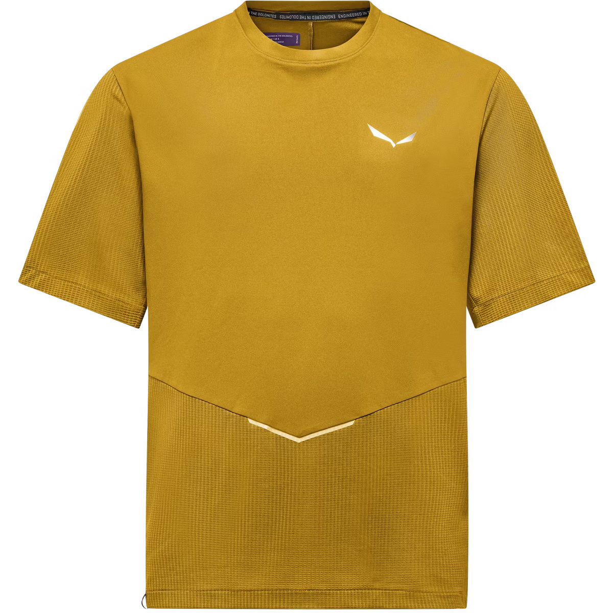 Salewa Herren Pedroc Dry Hyb T-Shirt (Größe XL, gelb)