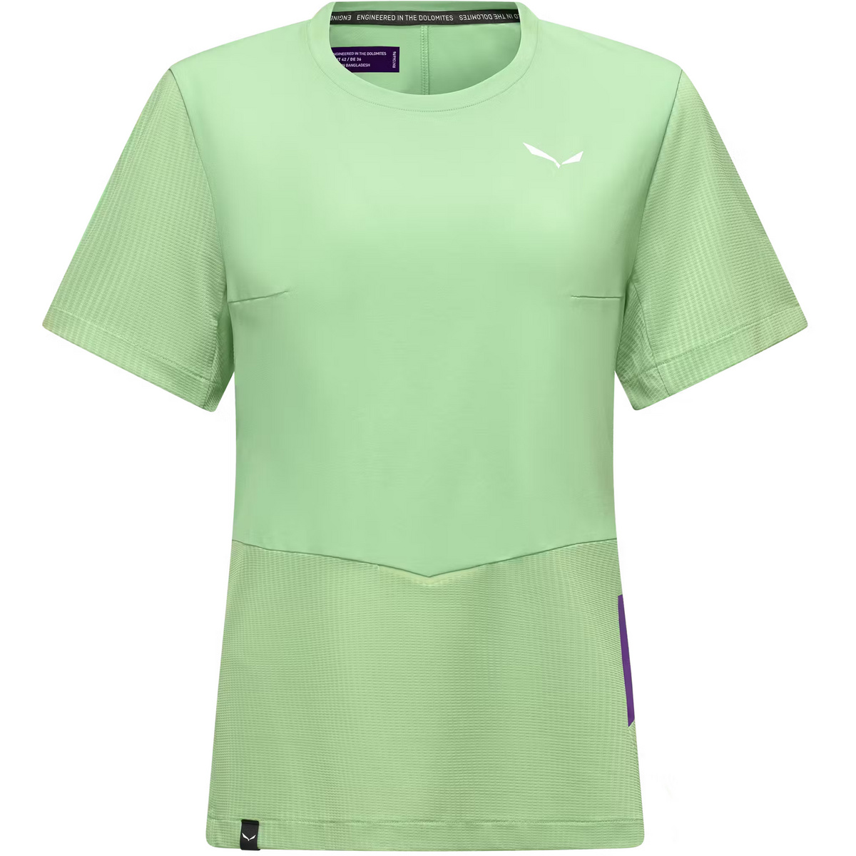Salewa Damen Pedroc Dry Hyb T-Shirt (Größe XS, gruen)