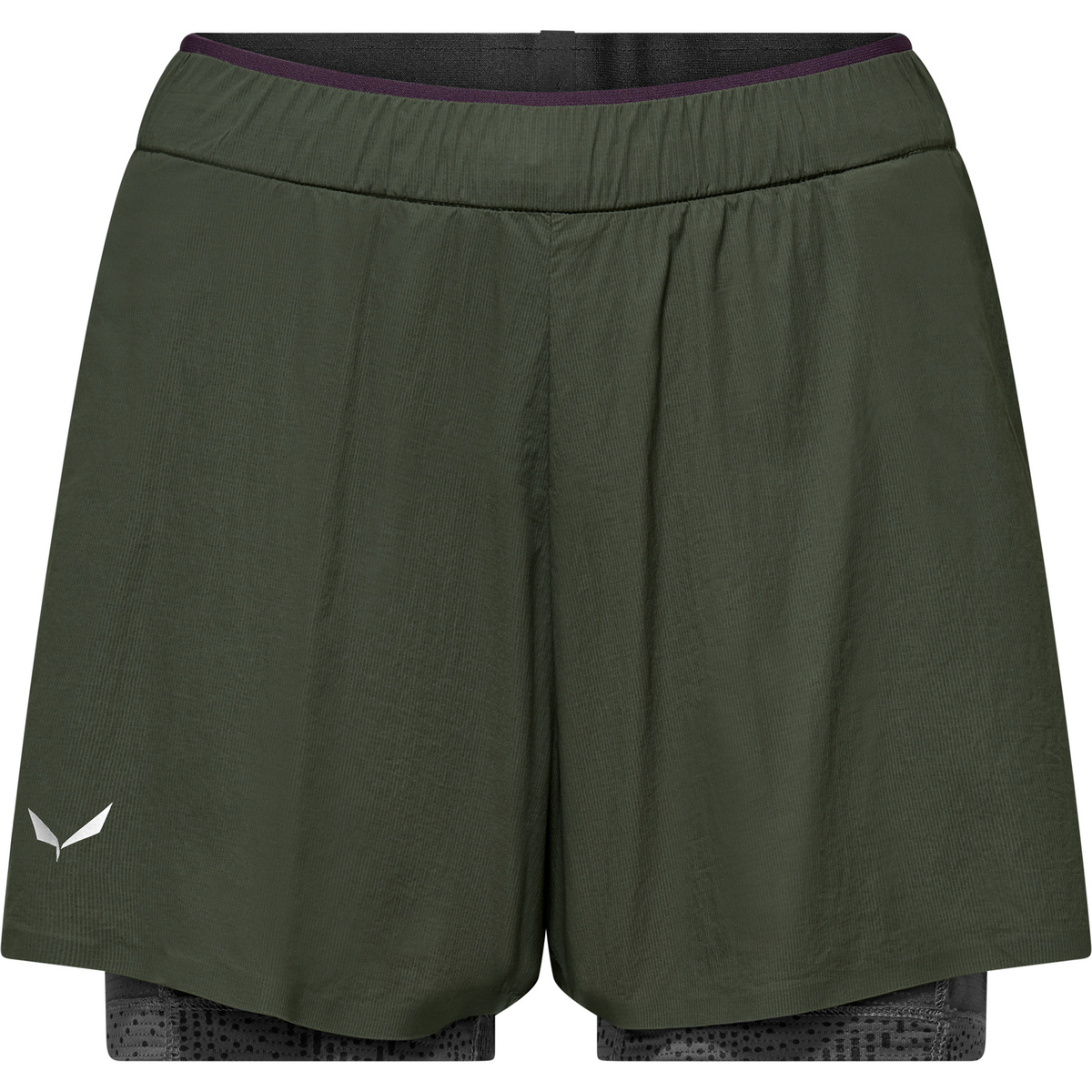Salewa Damen Pedroc DST 2in1 Shorts (Größe XXS, gruen)