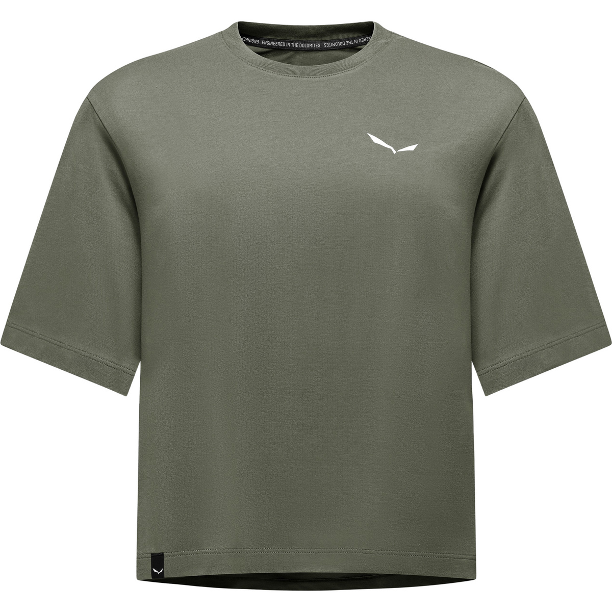 Salewa Damen Eagle Loose T-Shirt (Größe M, oliv)
