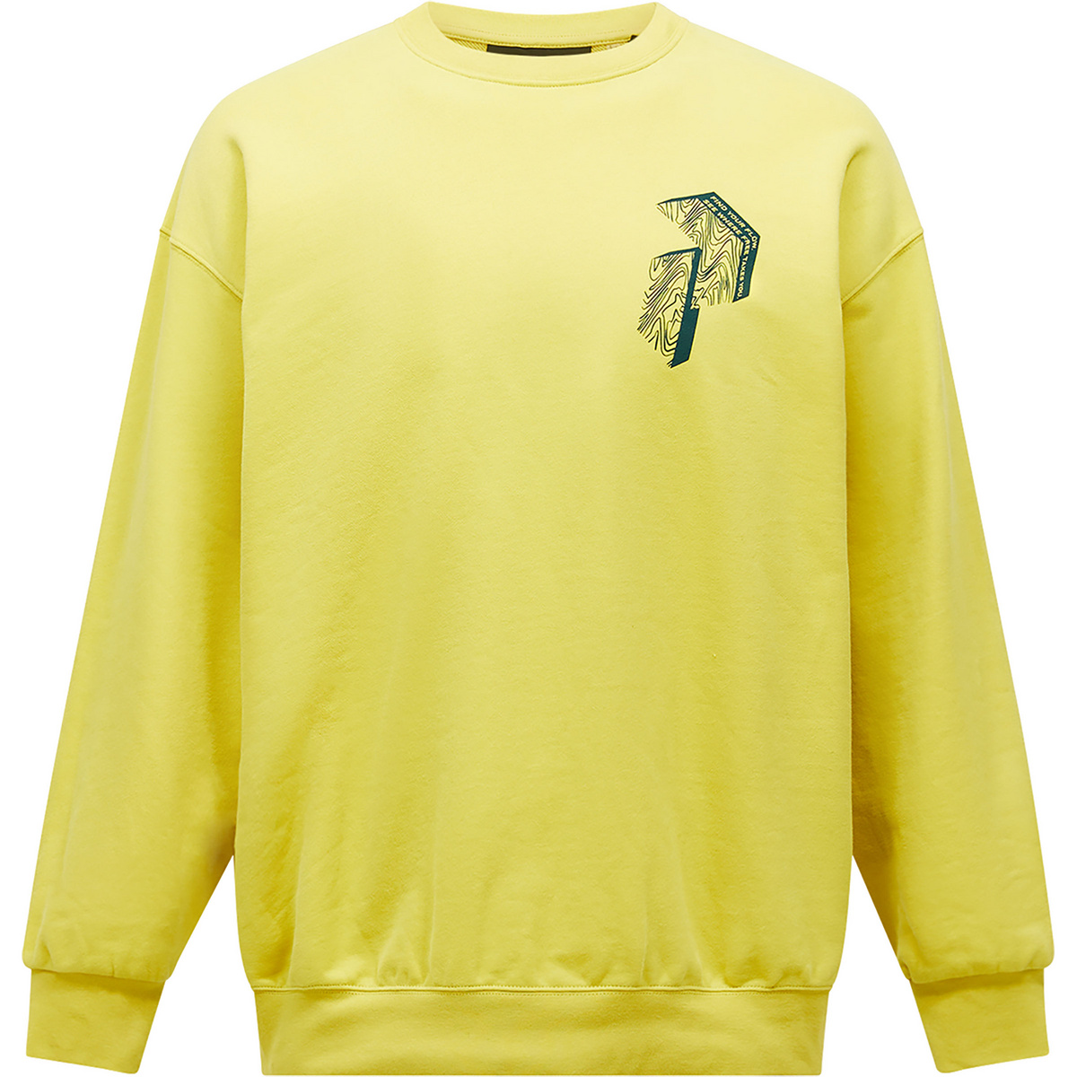 Image of Peak Performance Herren Terry Graphic Crew Pullover