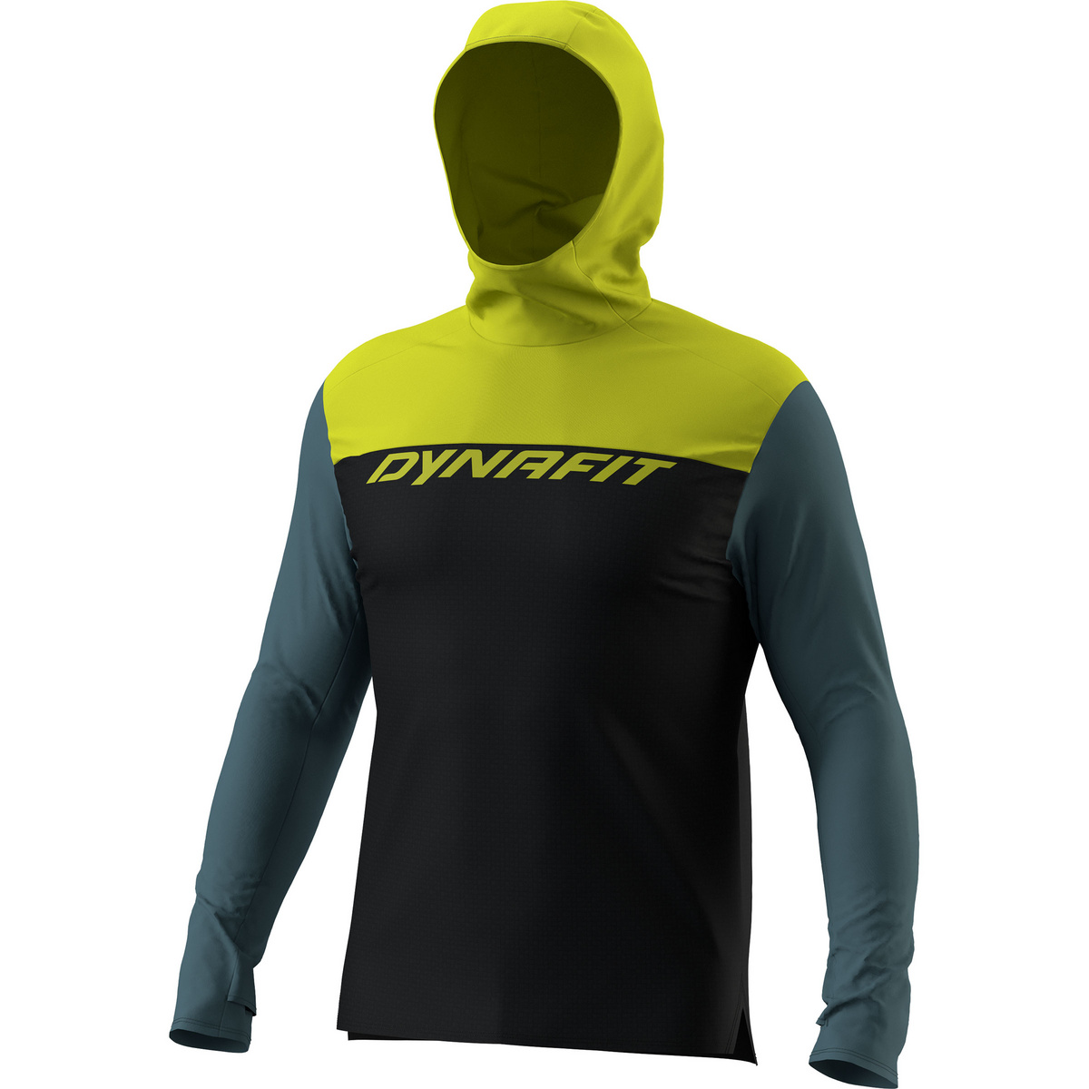 Dynafit Herren Traverse Sun Hoodie (Größe L, schwarz)