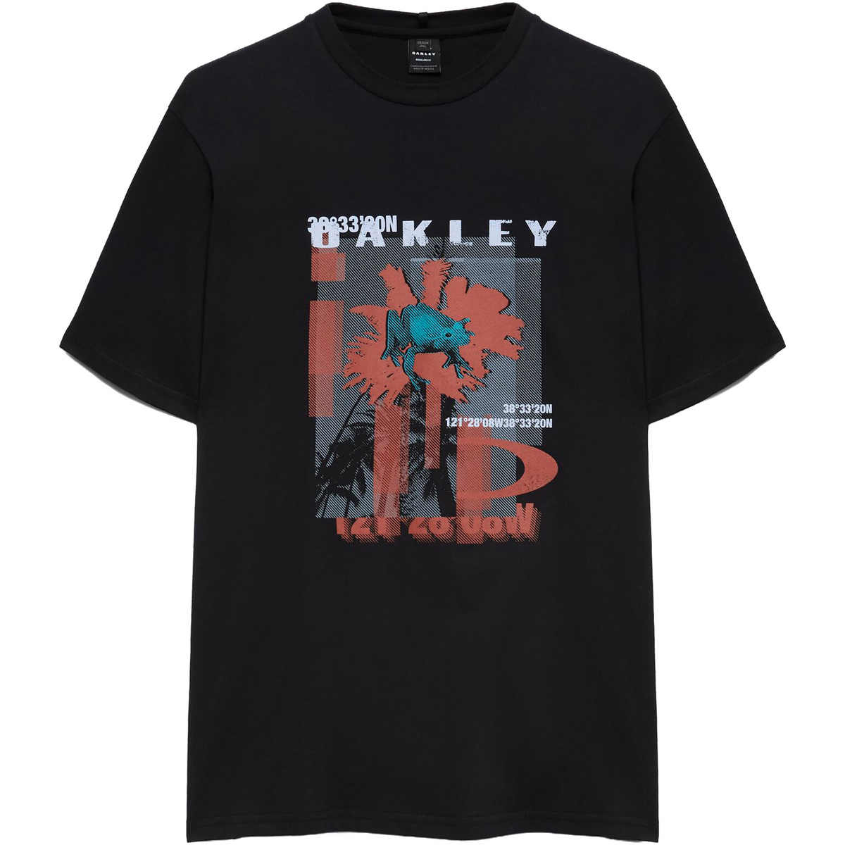 Image of Oakley Herren Futurescape Logo Frog T-Shirt
