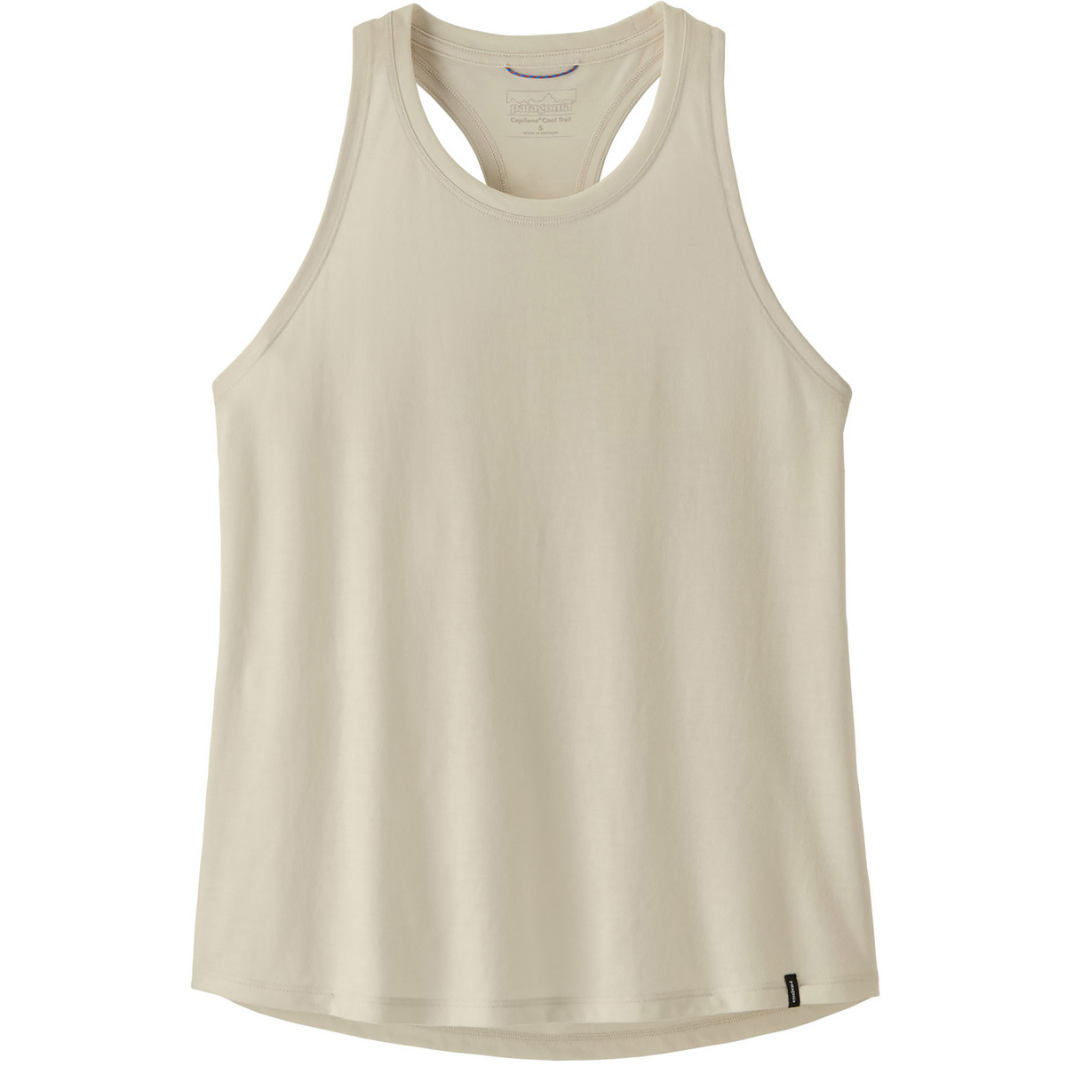 Patagonia Damen Cap Cool Trail Top (Größe L, beige)