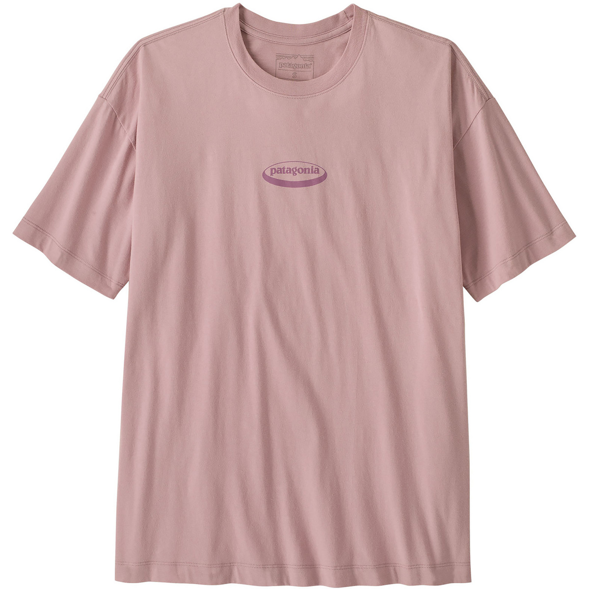 Patagonia Damen 95 Oval Logo Oversized T-Shirt (Größe M, rosa)