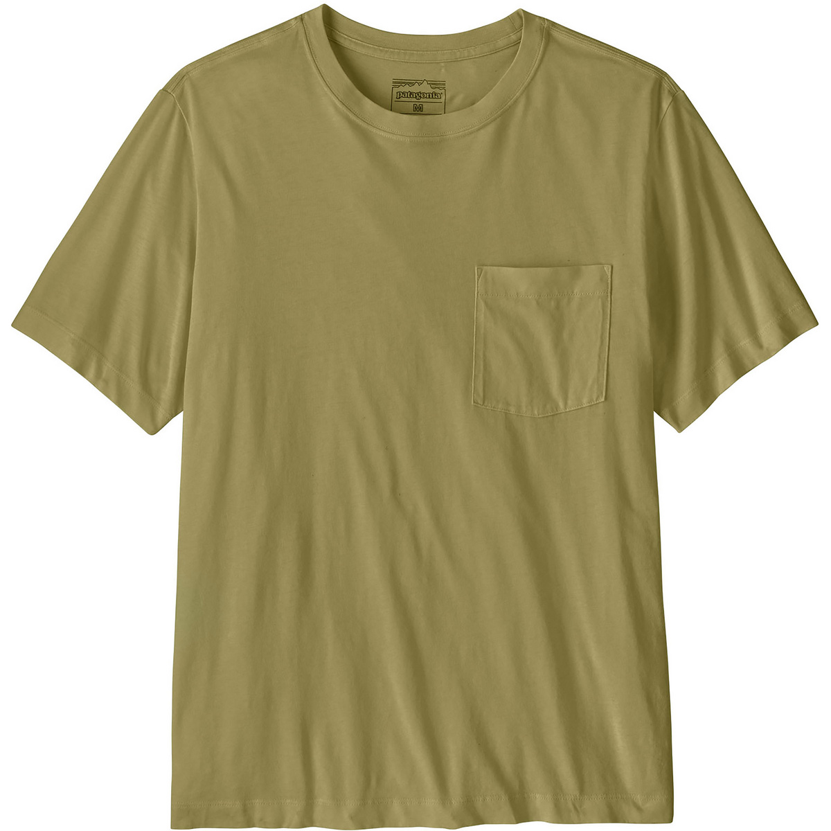 Patagonia Herren Daily Pocket T-Shirt (Größe S, oliv)