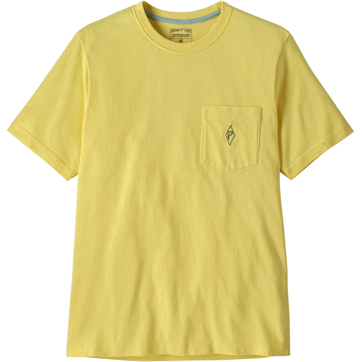 Patagonia Herren MW Water People Mark Pocket T-Shirt (Größe XL, gelb)