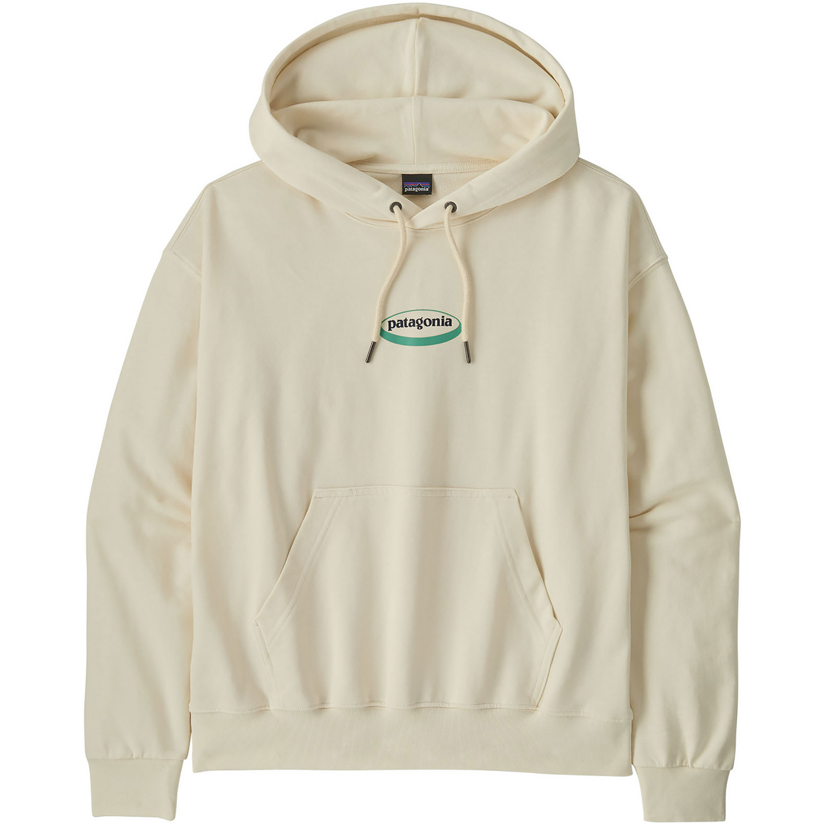 Image of Patagonia Donna Felpa con cappuccio 95 Oval Logo Daily