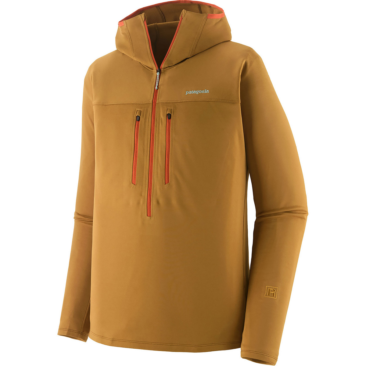 Patagonia Herren R1 Ultralight Hoodie (Größe XXL, braun)