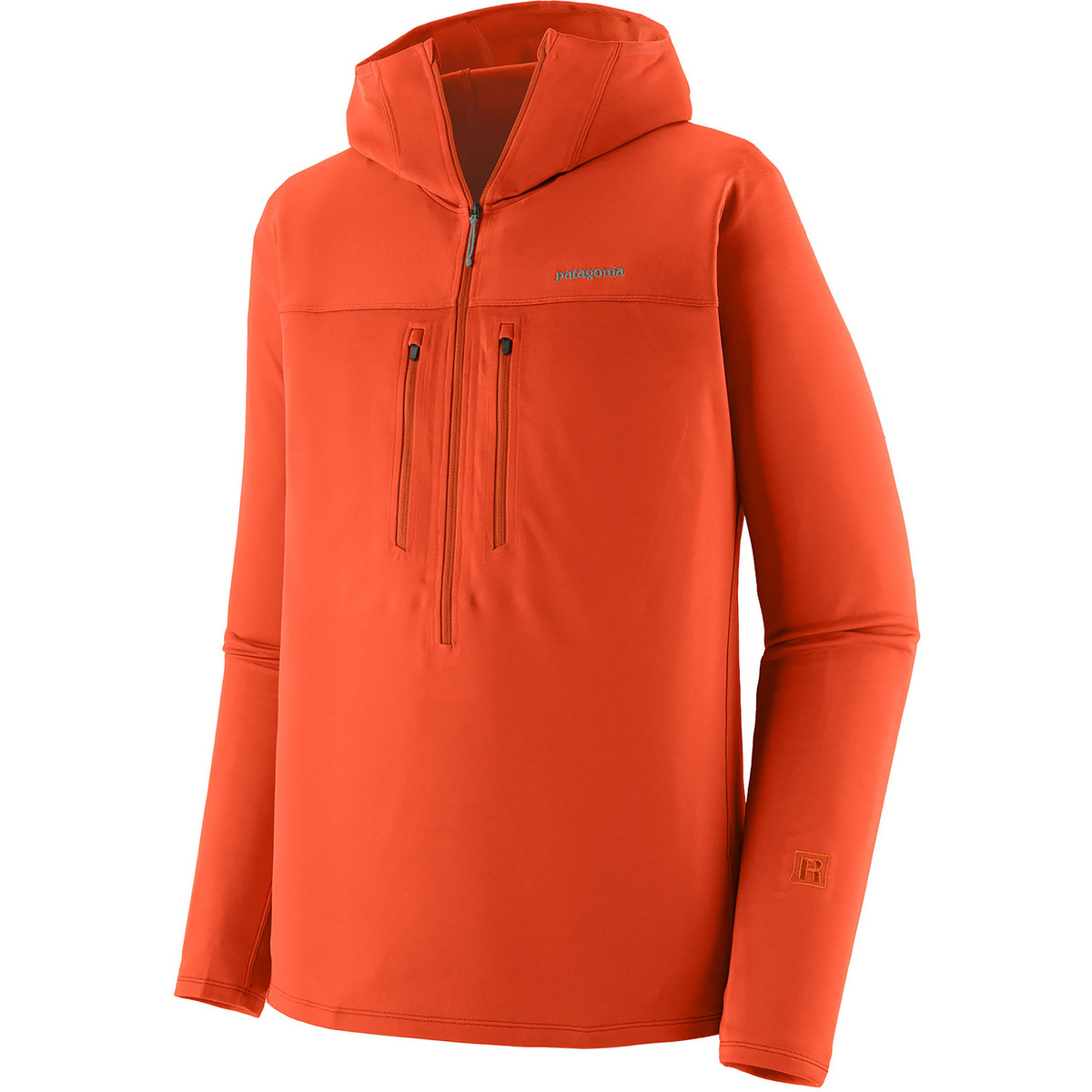 Patagonia Herren R1 Ultralight Hoodie (Größe M, orange)