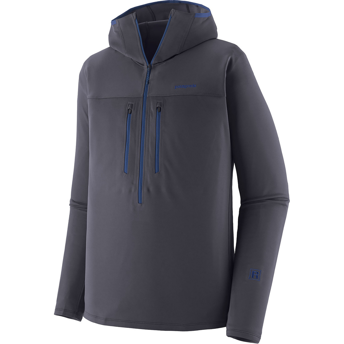 Image of Patagonia Uomo Felpa con cappuccio R1 Ultralight