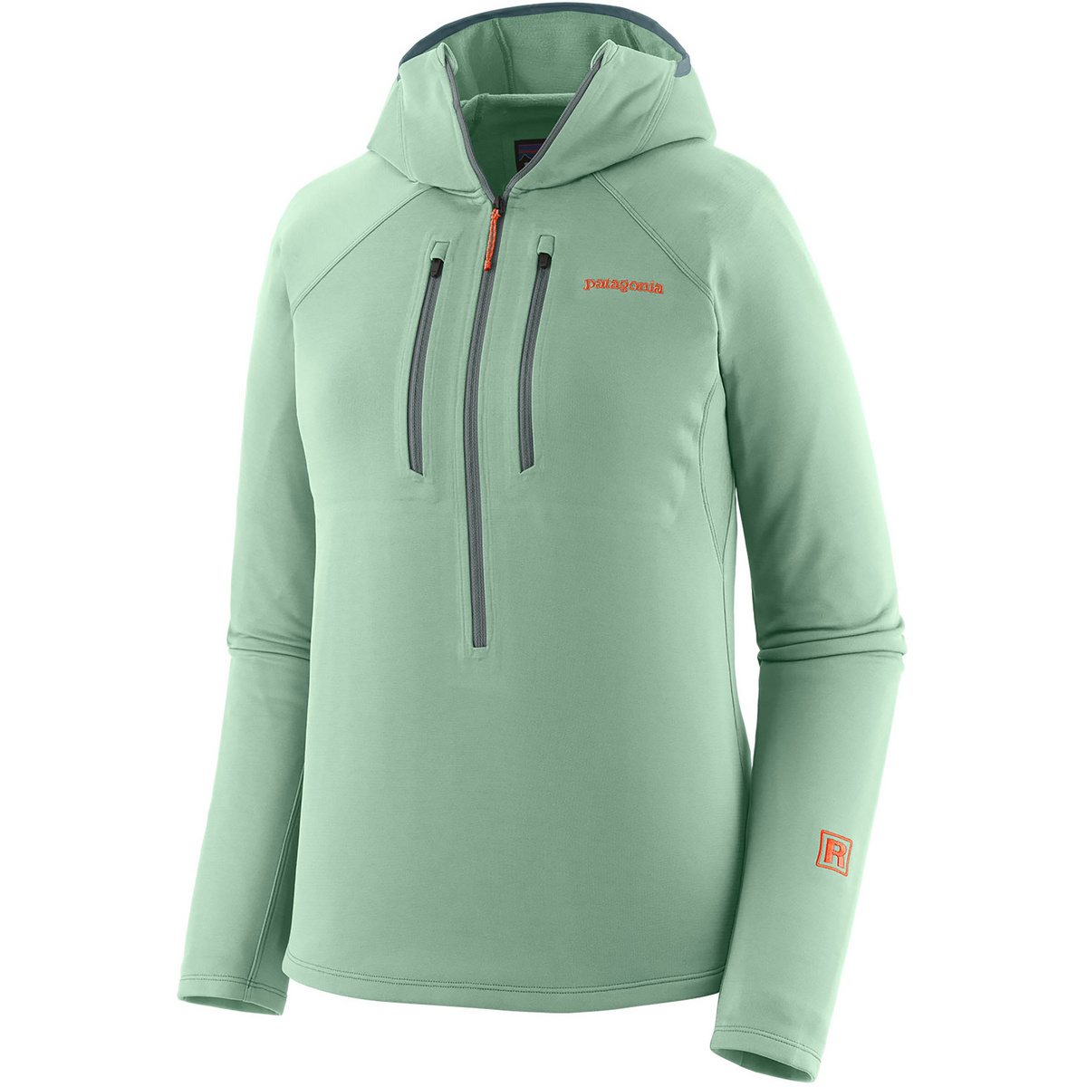 Image of Patagonia Donna Felpa con cappuccio R1 Ultralight