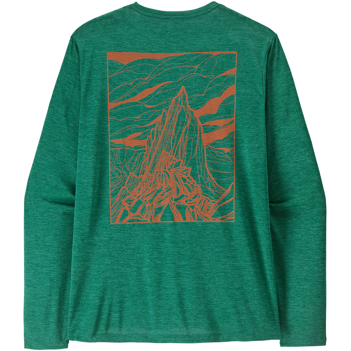 Patagonia Herren Cap Cool Daily Cloud Crag Longsleeve (Größe S, gruen)